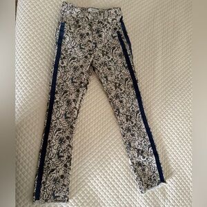 Isabel Marant Blue Floral Print Pants